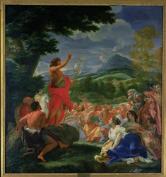 São João Batista Pregando, pintado antes de 1695